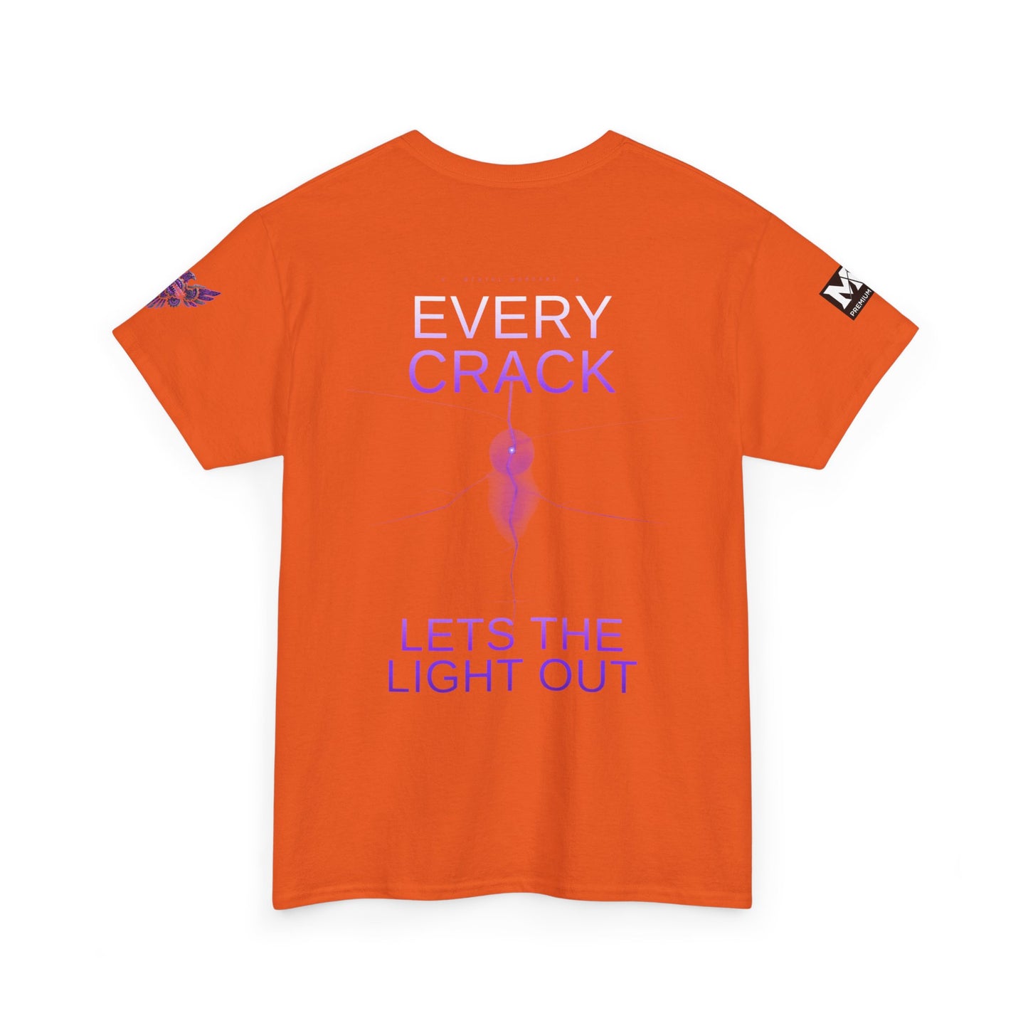 Discipline Equals Freedom Panther Tee — "Every Crack Lets the Light Out" Motivational Graphic T-Shirt