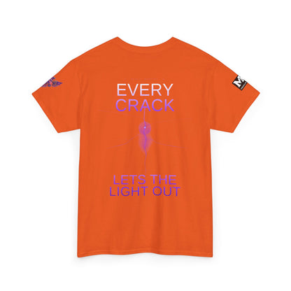 Discipline Equals Freedom Panther Tee — "Every Crack Lets the Light Out" Motivational Graphic T-Shirt