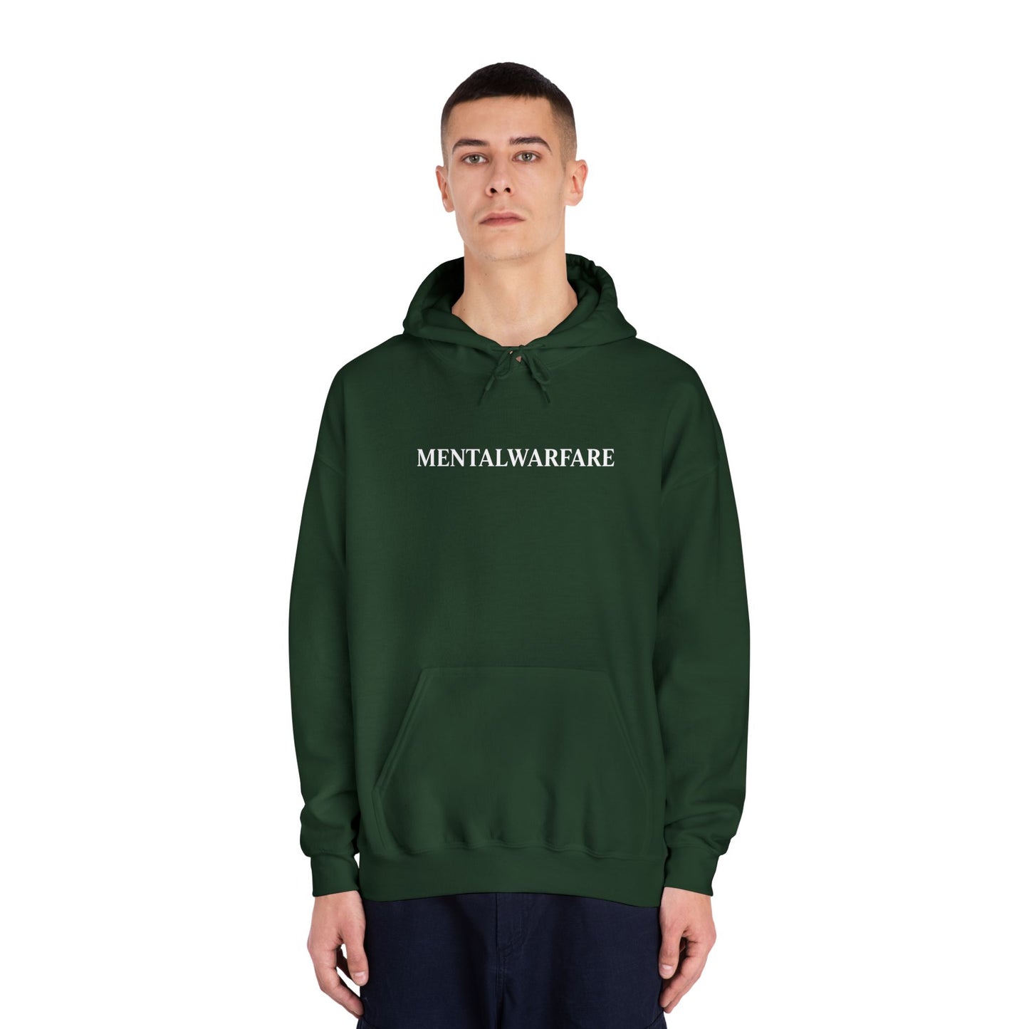 Mental Warfare Hoodie â€” "MENTALWARFARE" Front & MW Premium Fitness Back