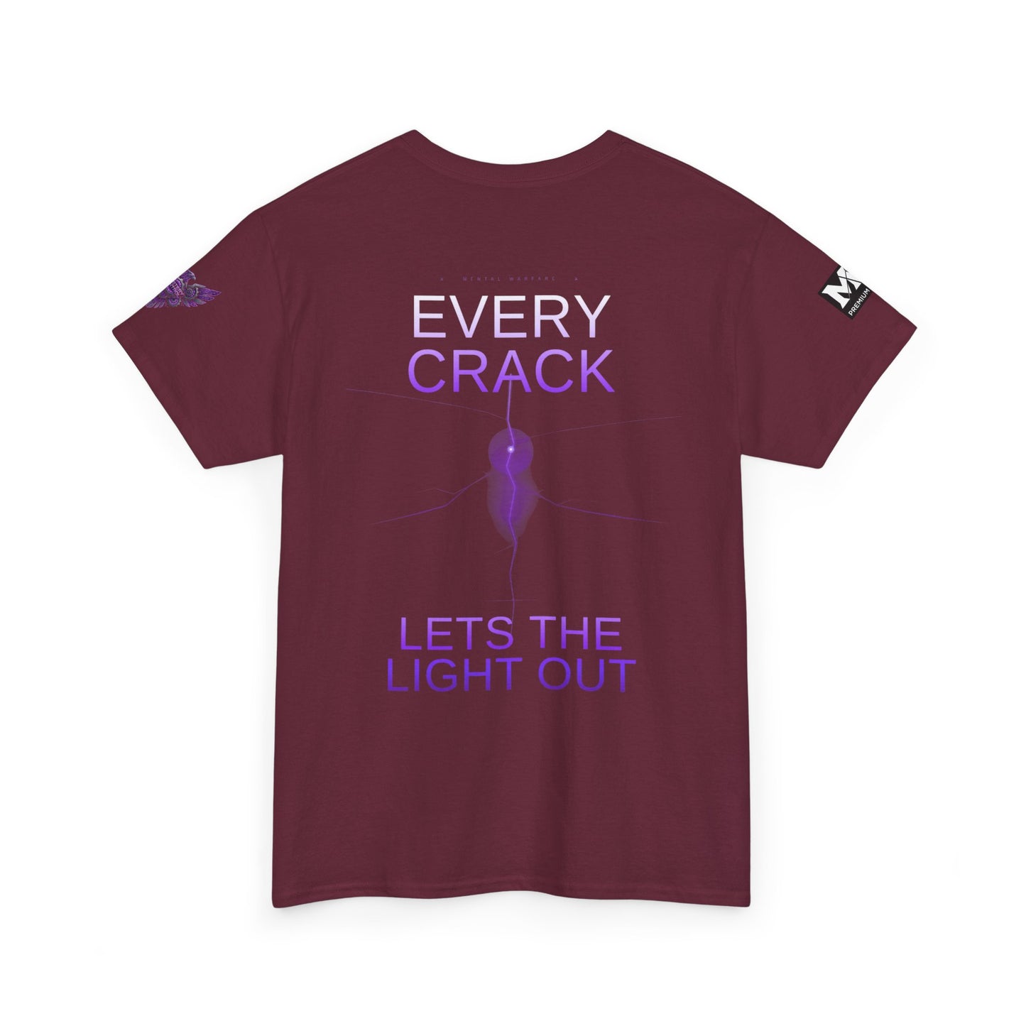 Discipline Equals Freedom Panther Tee — "Every Crack Lets the Light Out" Motivational Graphic T-Shirt