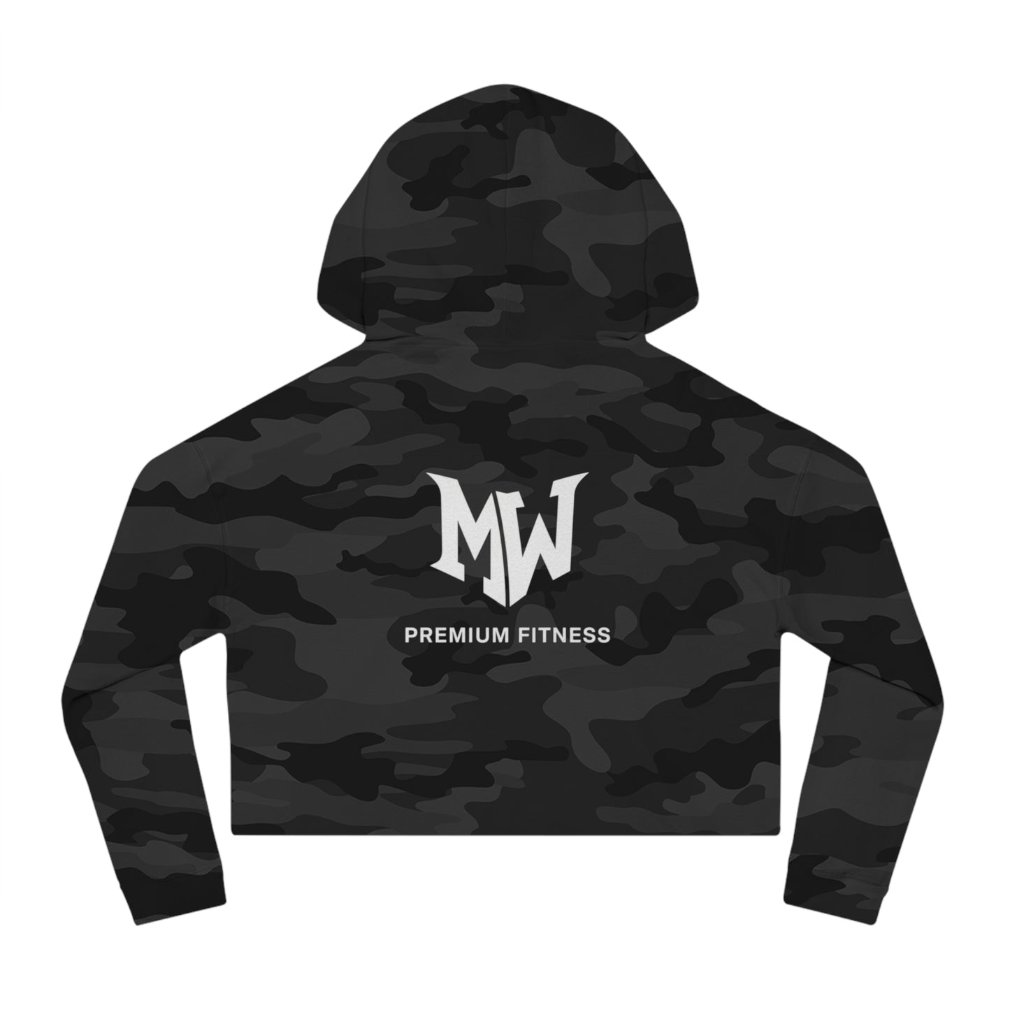 Girly But Gritty Cropped Hoodie â€” Womenâ€™s Cropped Hooded Sweatshirt