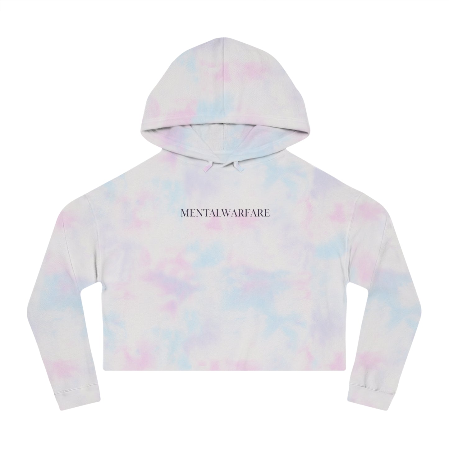 Girly But Gritty Cropped Hoodie â€” Womenâ€™s Cropped Hooded Sweatshirt