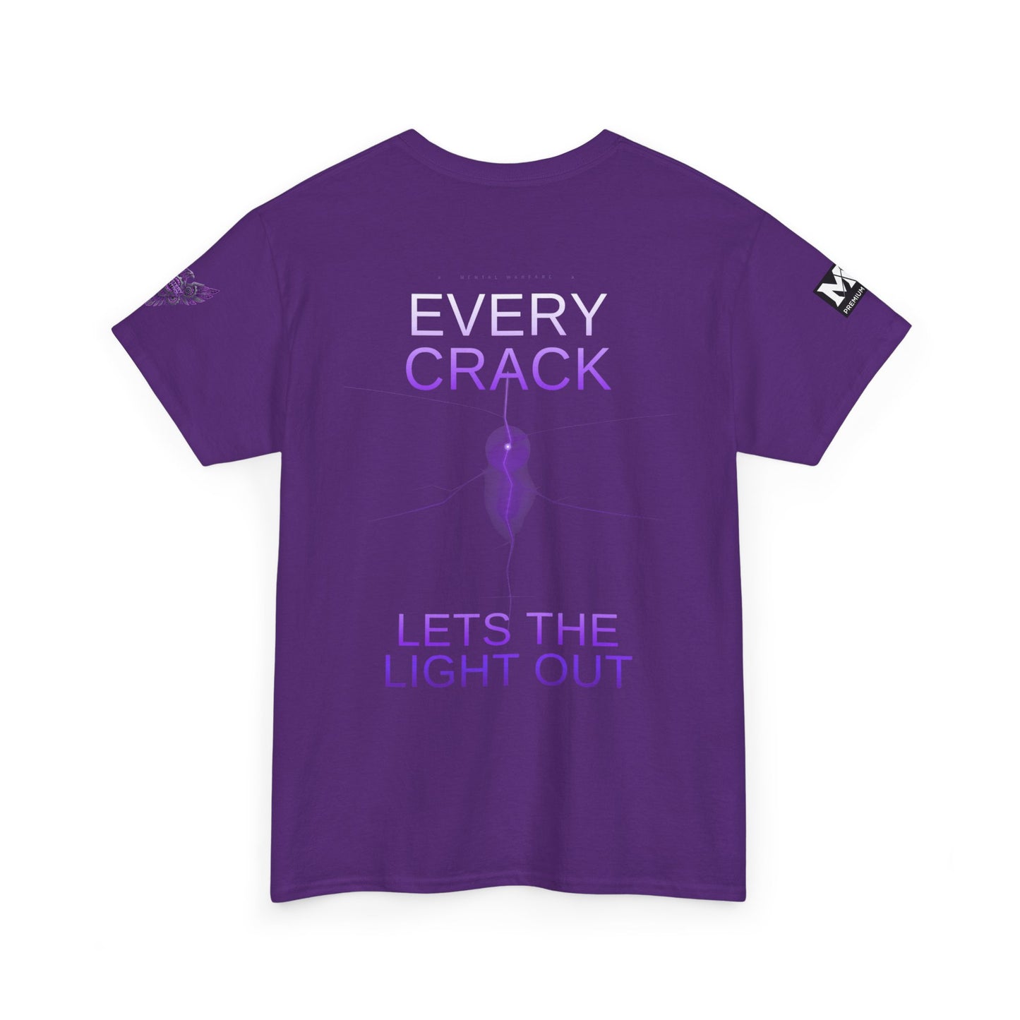 Discipline Equals Freedom Panther Tee — "Every Crack Lets the Light Out" Motivational Graphic T-Shirt