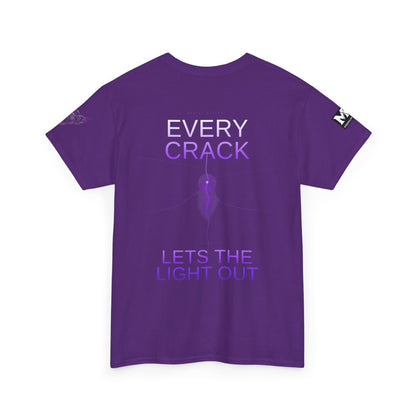 Discipline Equals Freedom Panther Tee — "Every Crack Lets the Light Out" Motivational Graphic T-Shirt