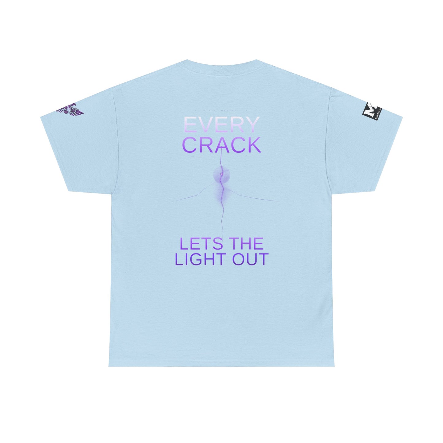 Discipline Equals Freedom Panther Tee — "Every Crack Lets the Light Out" Motivational Graphic T-Shirt