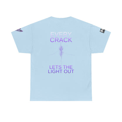 Discipline Equals Freedom Panther Tee — "Every Crack Lets the Light Out" Motivational Graphic T-Shirt