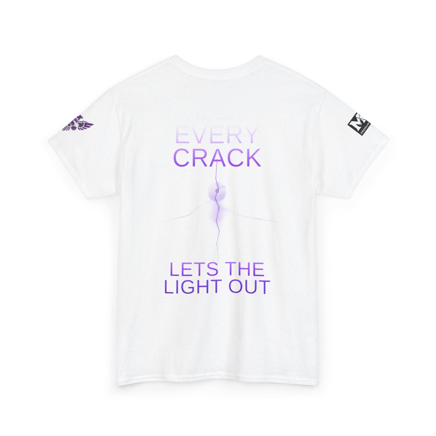Discipline Equals Freedom Panther Tee — "Every Crack Lets the Light Out" Motivational Graphic T-Shirt