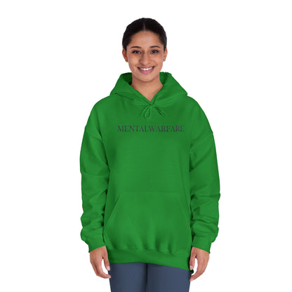 Mental Warfare Hoodie â€” "MENTALWARFARE" Front & MW Premium Fitness Back