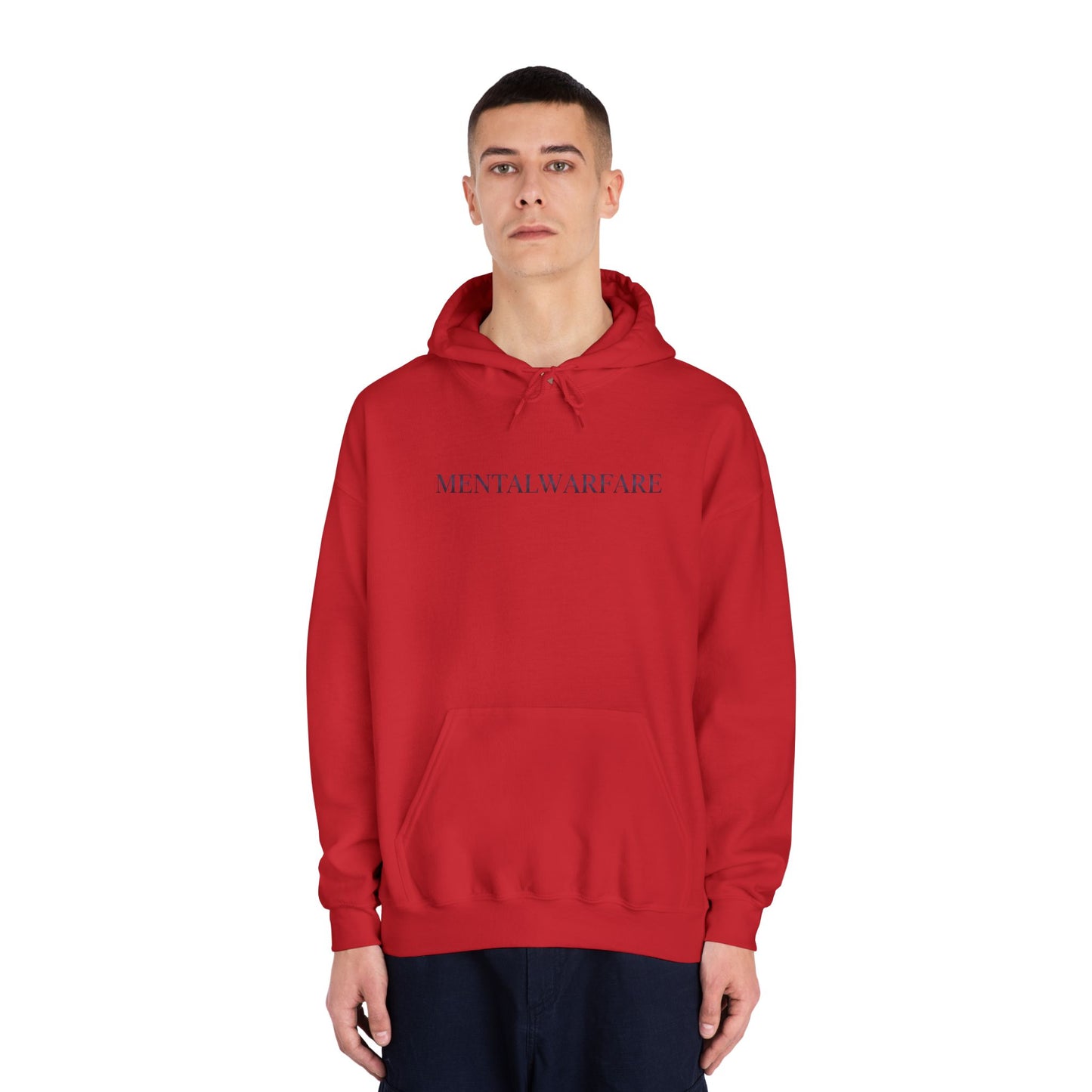 Mental Warfare Hoodie â€” "MENTALWARFARE" Front & MW Premium Fitness Back