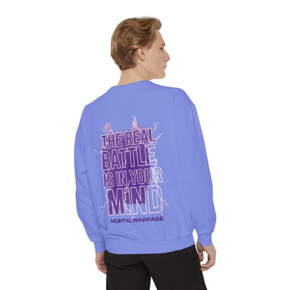 MentalWarfare Sweatshirt — “The Real Battle Is In Your Mind” Pullover