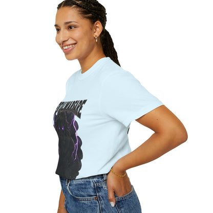Mental Warfare T-Shirt — Lion Graphic with “The Battlefield Is In Your Mind. Conquer It.” Back