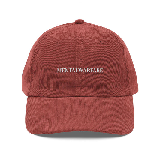 Red cap with leaf design and 'Leaf Peepers' text on a white background