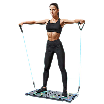 9 in 1 Push Up Rack Board System Fitness Gym Workout Kit