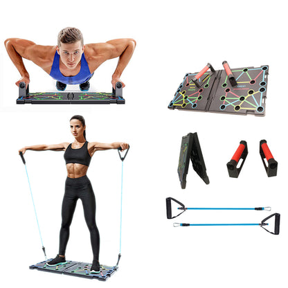 9 in 1 Push Up Rack Board System Fitness Gym Workout Kit