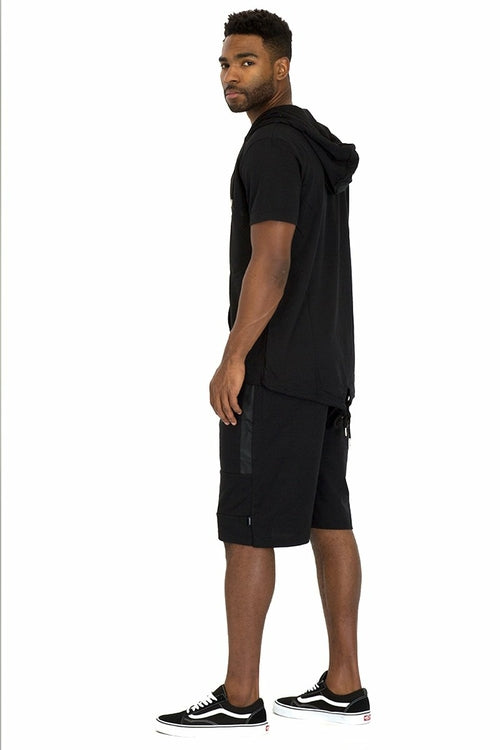 CAGE SHORT ATHLETIC SET (BLACK)