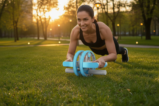 Multifunctional Abdominal Wheel Pull Strap Gym Fitness Training Set