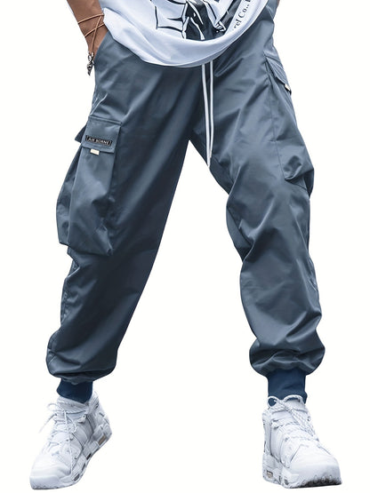 Multi-pocket Men's Casual Hip-Hop Drawstring Cargo Joggers