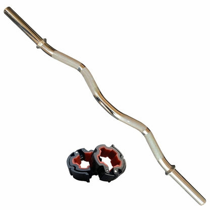3 Ft Chrome EZ Curl Rod with Locks