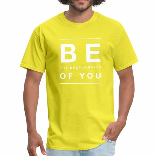 Mens (T-shirt) - Be the best version of You Inspiration
