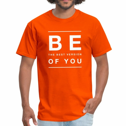 Mens (T-shirt) - Be the best version of You Inspiration