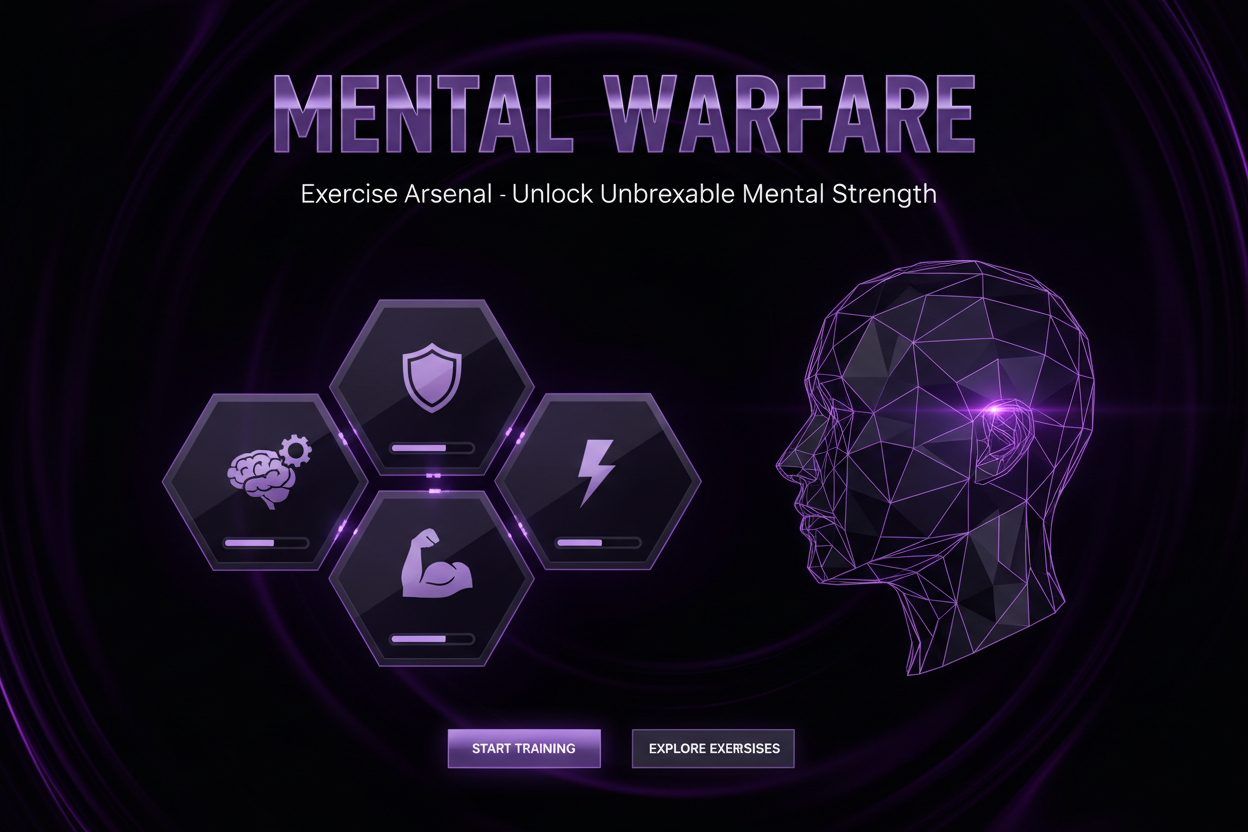 MentalWarfare Exercise Arsenal Homepage