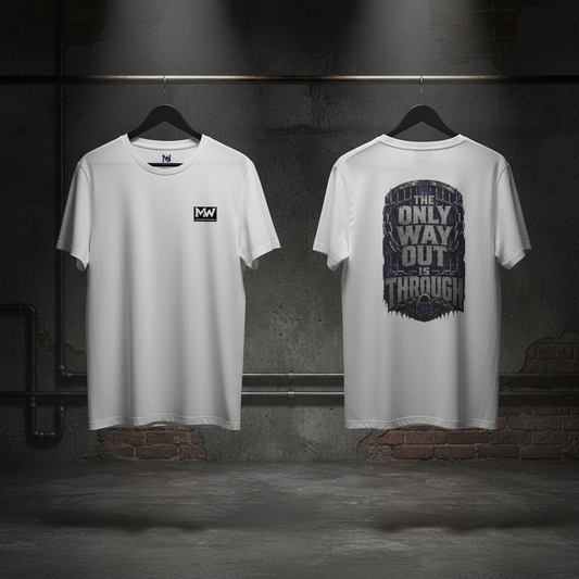 MW Minimal Logo T-Shirt — Small Chest Patch Graphic Tee