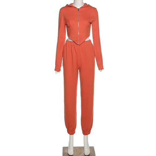 Casual Workout Sporty Two Piece Set for Women Long Sleeve