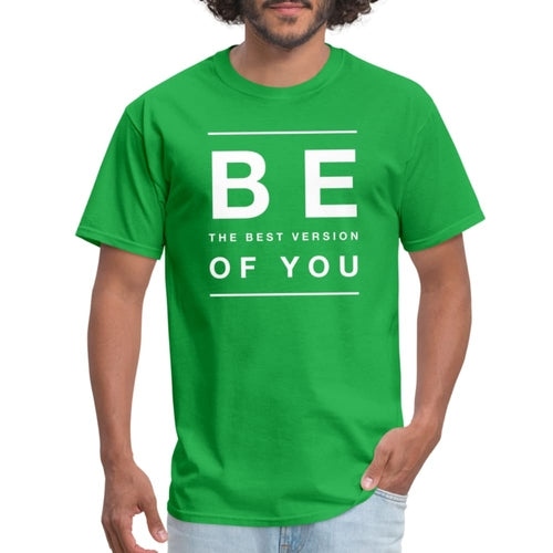 Mens (T-shirt) - Be the best version of You Inspiration